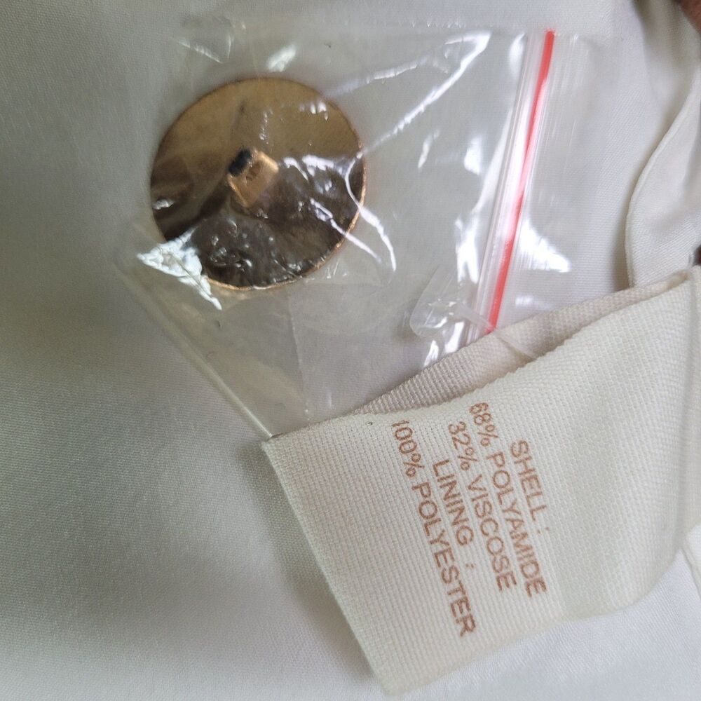 Anthropologie Let Me Be Midi Dress White Women S Puff Sleeve Bridal Graduation - Picture 11 of 17